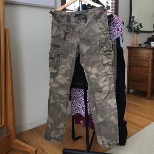Gap camo cargo pants